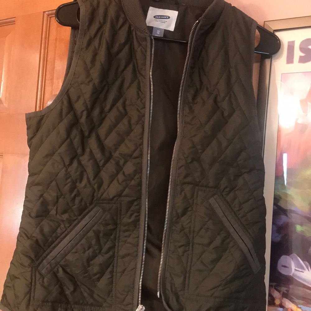 Green Old Navy vest